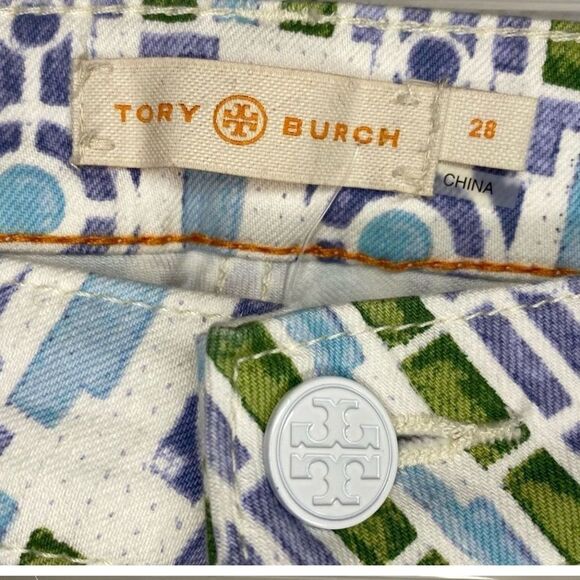Tory Burch patterned skinny jeans - Picture 8 of 9
